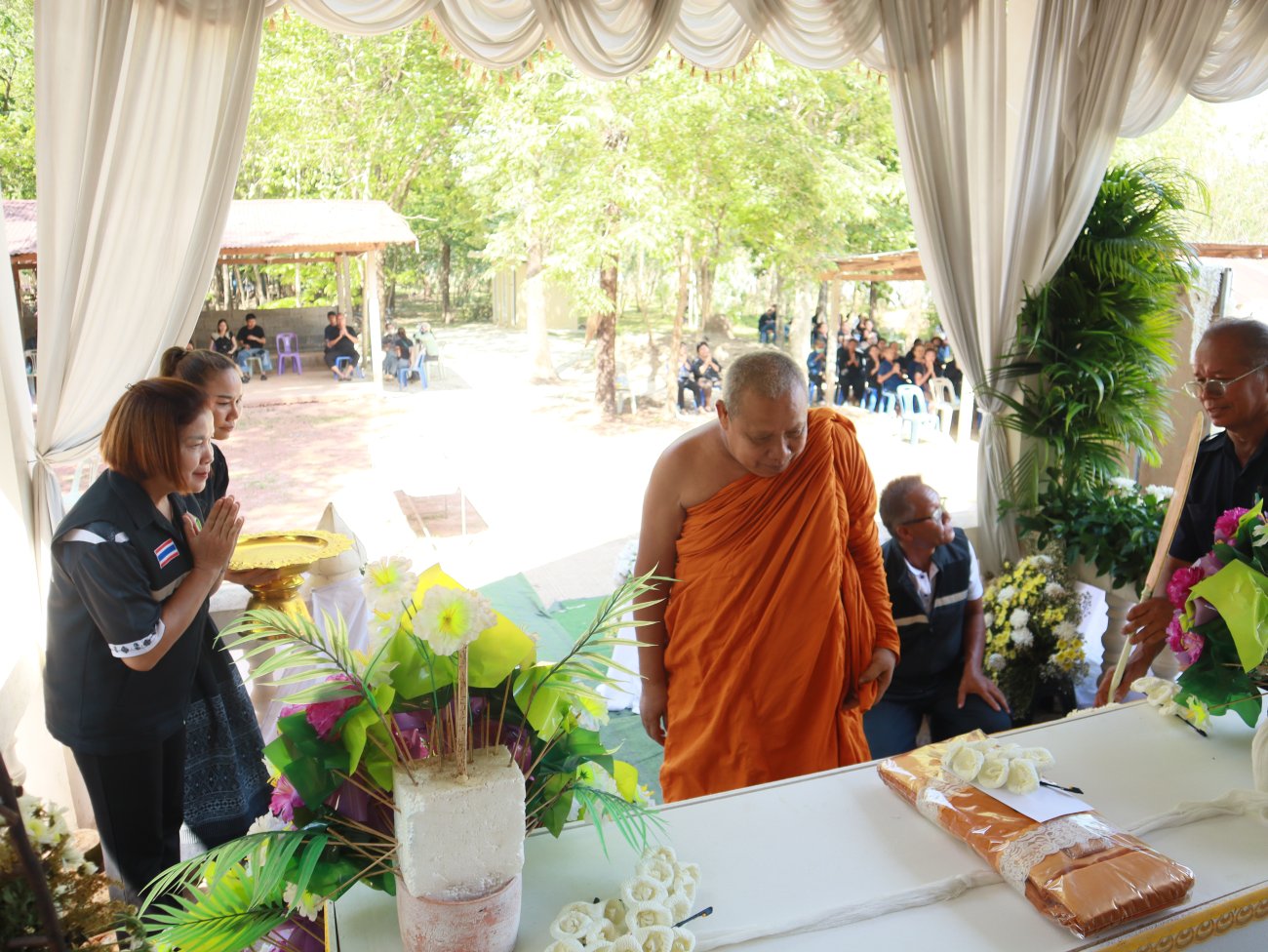งานฌาปนกิจ “พ่อจันดาว ไชยตาแสง”