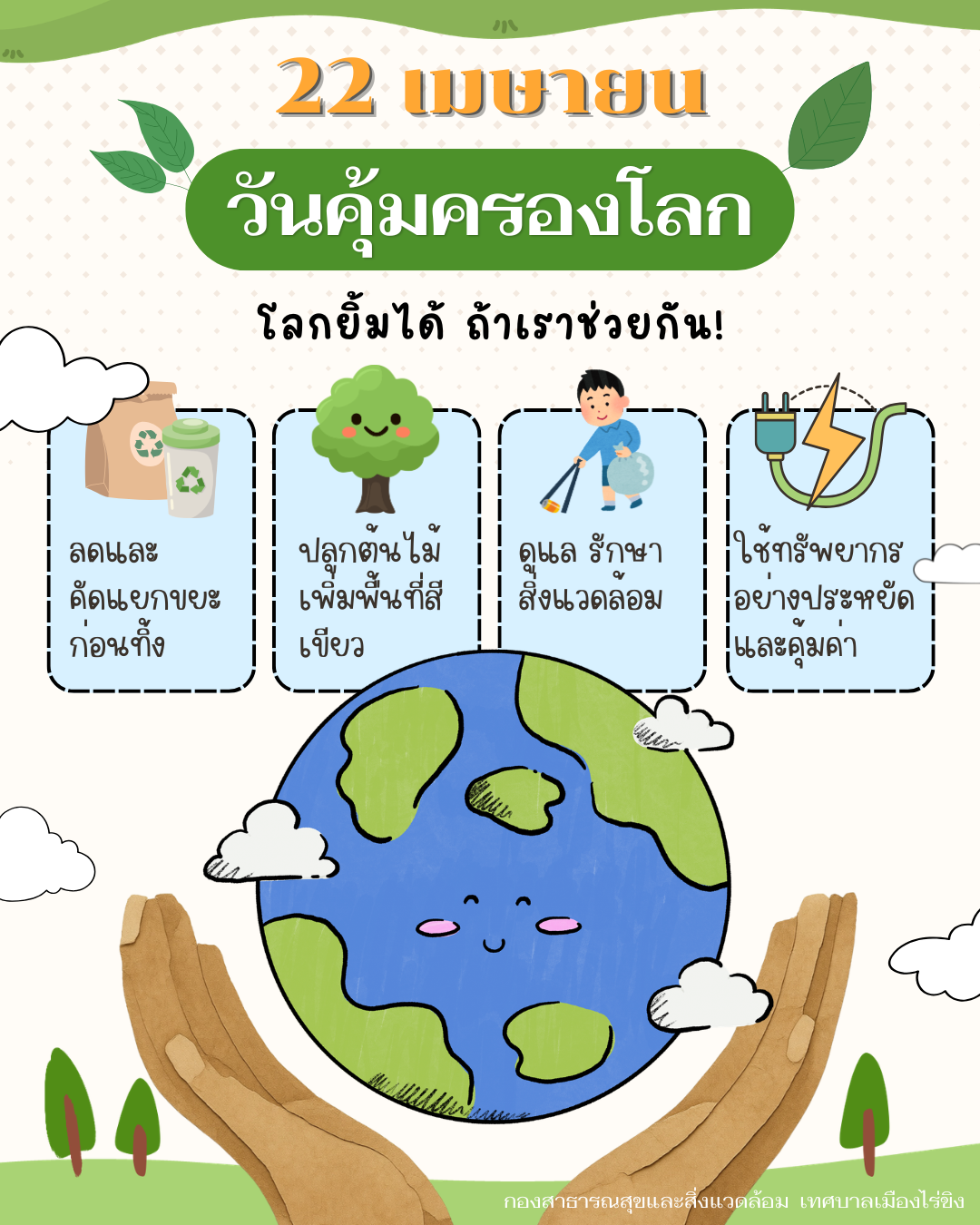 22 เมษายน วันคุ้มครองโลก